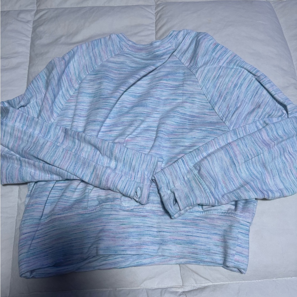 Athleta Girl Light Blue Heathered Top